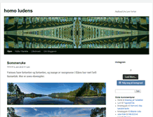 Tablet Screenshot of homoludens.no