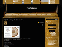 Tablet Screenshot of fajatek.homoludens.hu